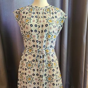 Ann Taylor LOFT Button Front Shirtdress w tie belt